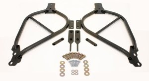 Chevrolet SS Subframe Connectors - BMR Suspension - Bolt-On - Black Hammertone - `14-`17